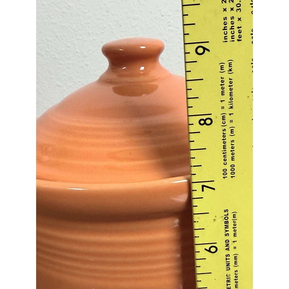 Fiesta Ware HLC Medium 2qt Canister With Lid Tangerine
